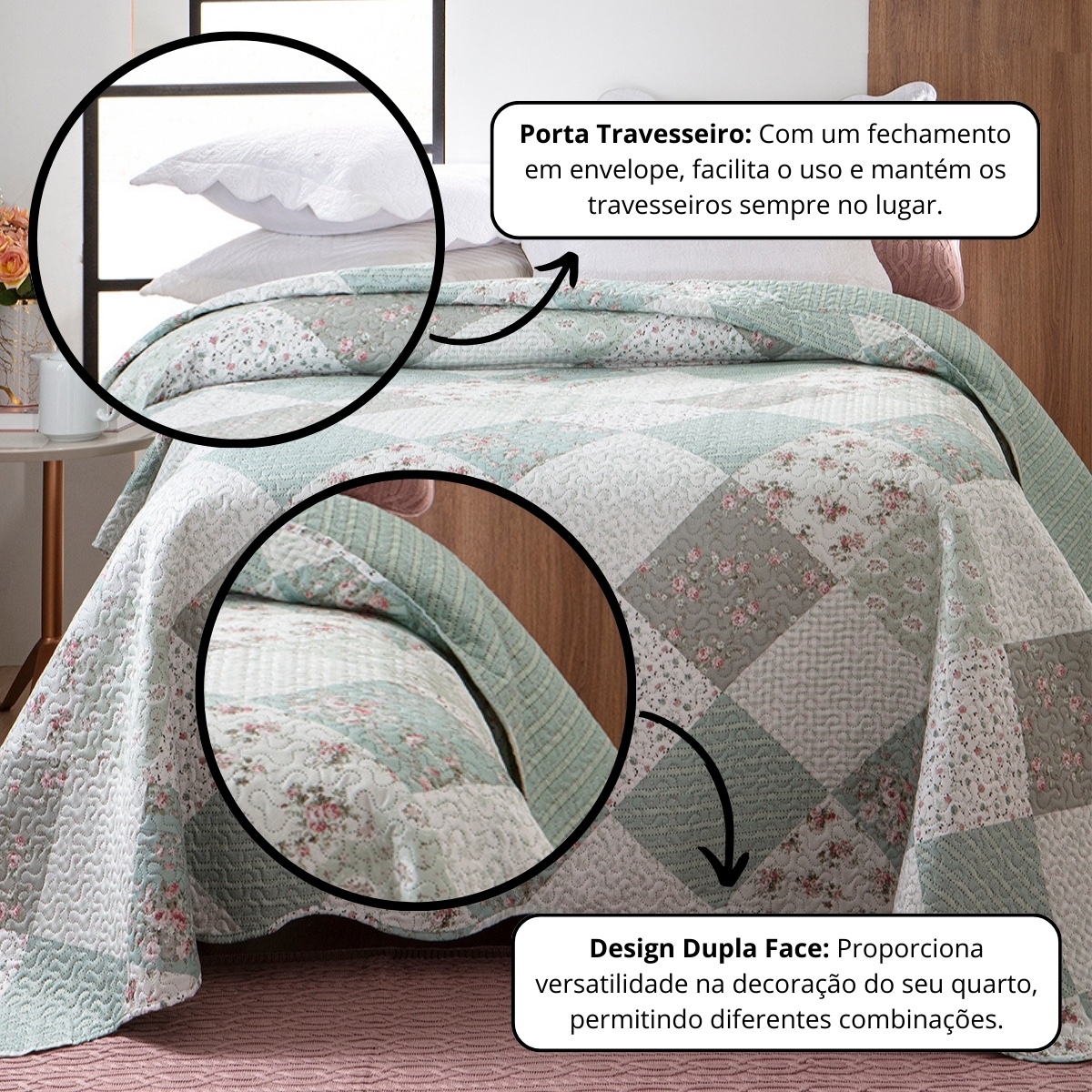 COLCHA PATCHWORK DYURI KING NOMADI - foto 2