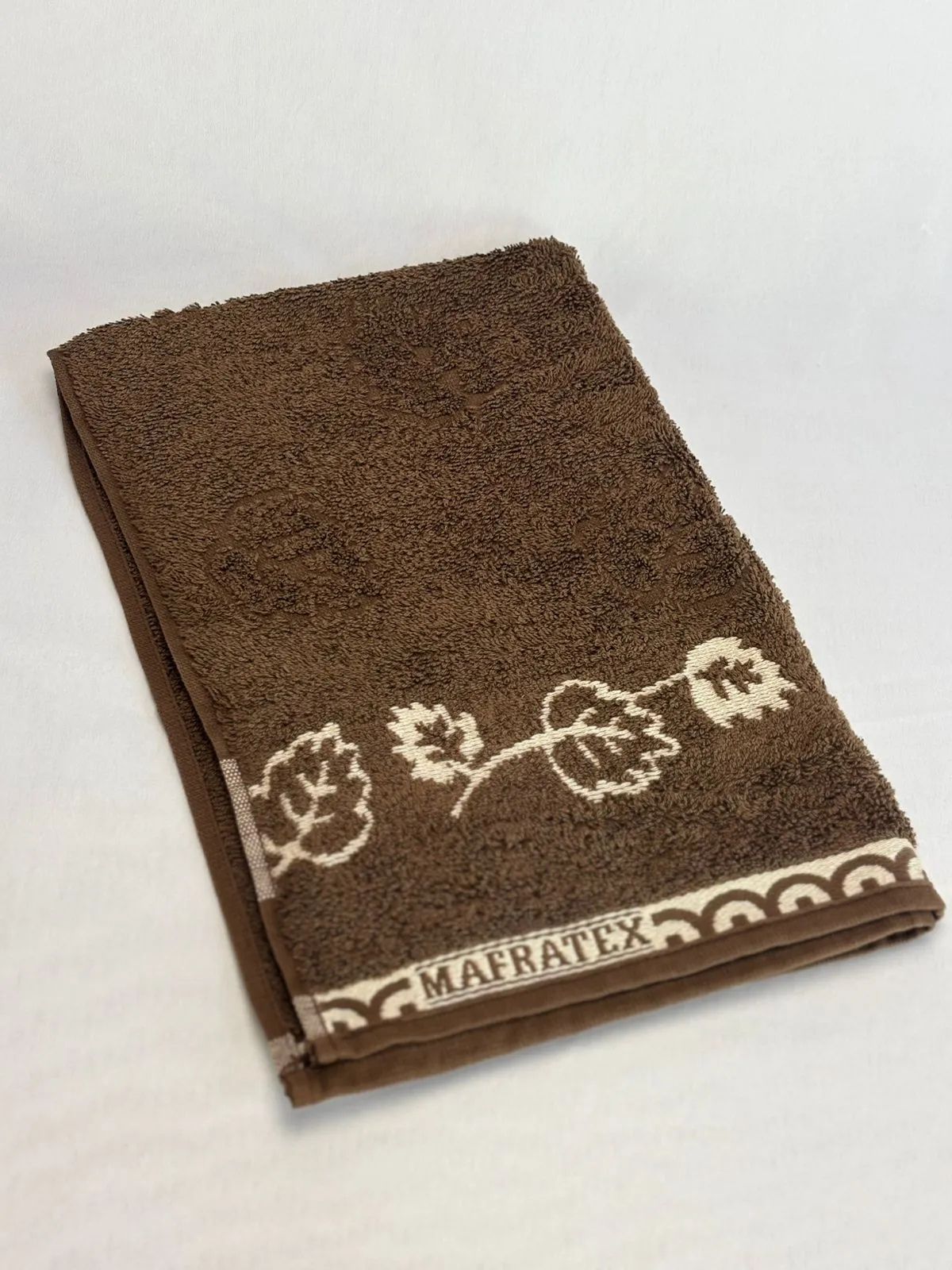TOALHA DE ROSTO MAFRATEX PREMIUM VENEZA MARROM