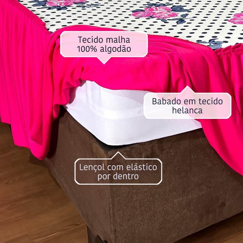 LENÇOL COLCHA SOLTEIRO FIO 24 - foto 2