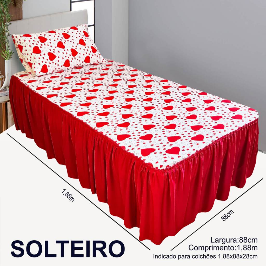 LENÇOL COLCHA SOLTEIRO FIO 24 - foto 4