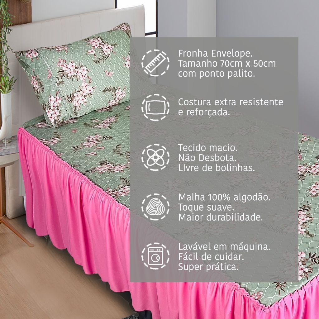 LENÇOL COLCHA SOLTEIRO FIO 24 - foto 5