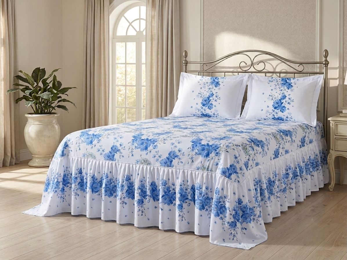 COLCHA FLORA OXFORD CASAL