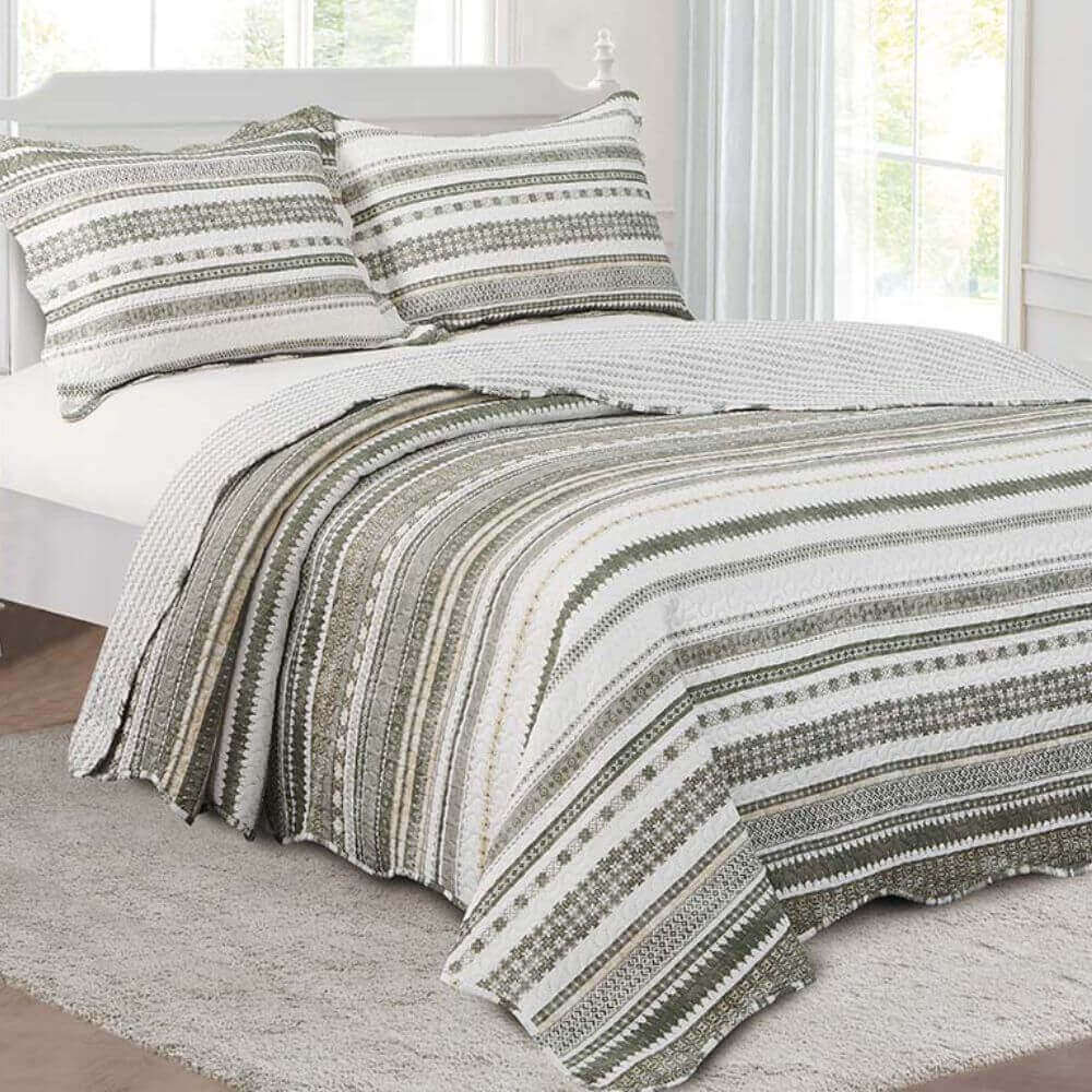 COLCHA PATCHWORK CAMESA EVOLUTION SUPER KING - foto 2