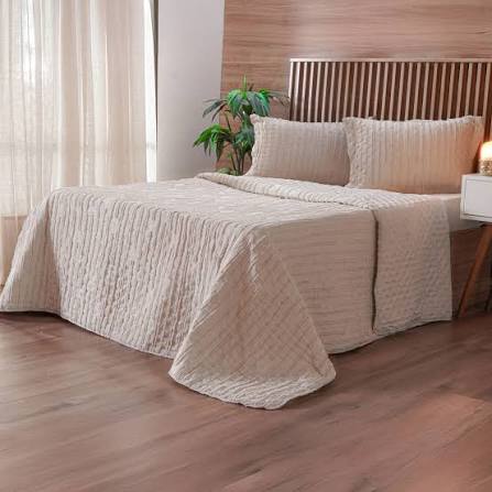 KIT COLCHA HIPER TEXTIL 200 FIOS KING