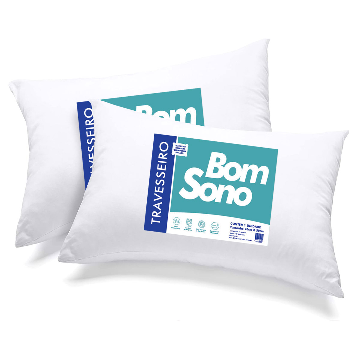 TRAVESSEIRO TOQUE PLUMA DE GANSO SONOU